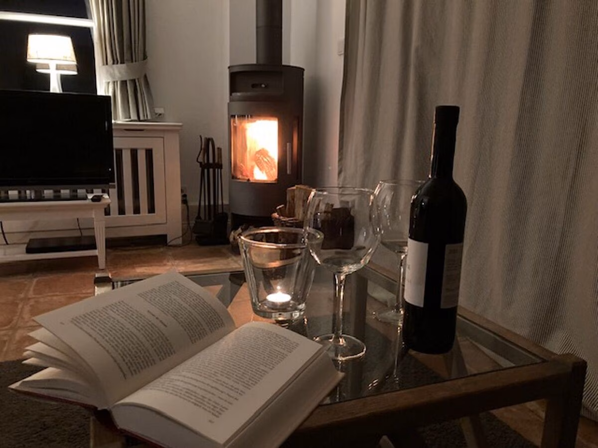 Kamin für kühle Abende